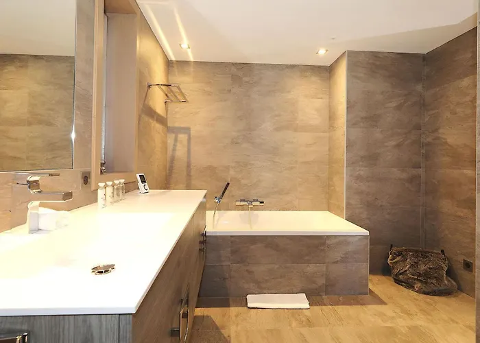 De Luxe A Avec Jacuzzi Et Cheminee - Fr-1-563-30 木屋