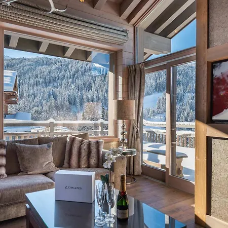 De Luxe A Avec Jacuzzi Et Cheminee - Fr-1-563-30 Domek alpejski Courchevel