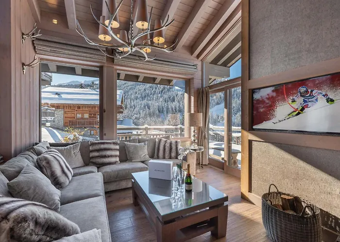 De Luxe A Avec Jacuzzi Et Cheminee - Fr-1-563-30 Alpehytte